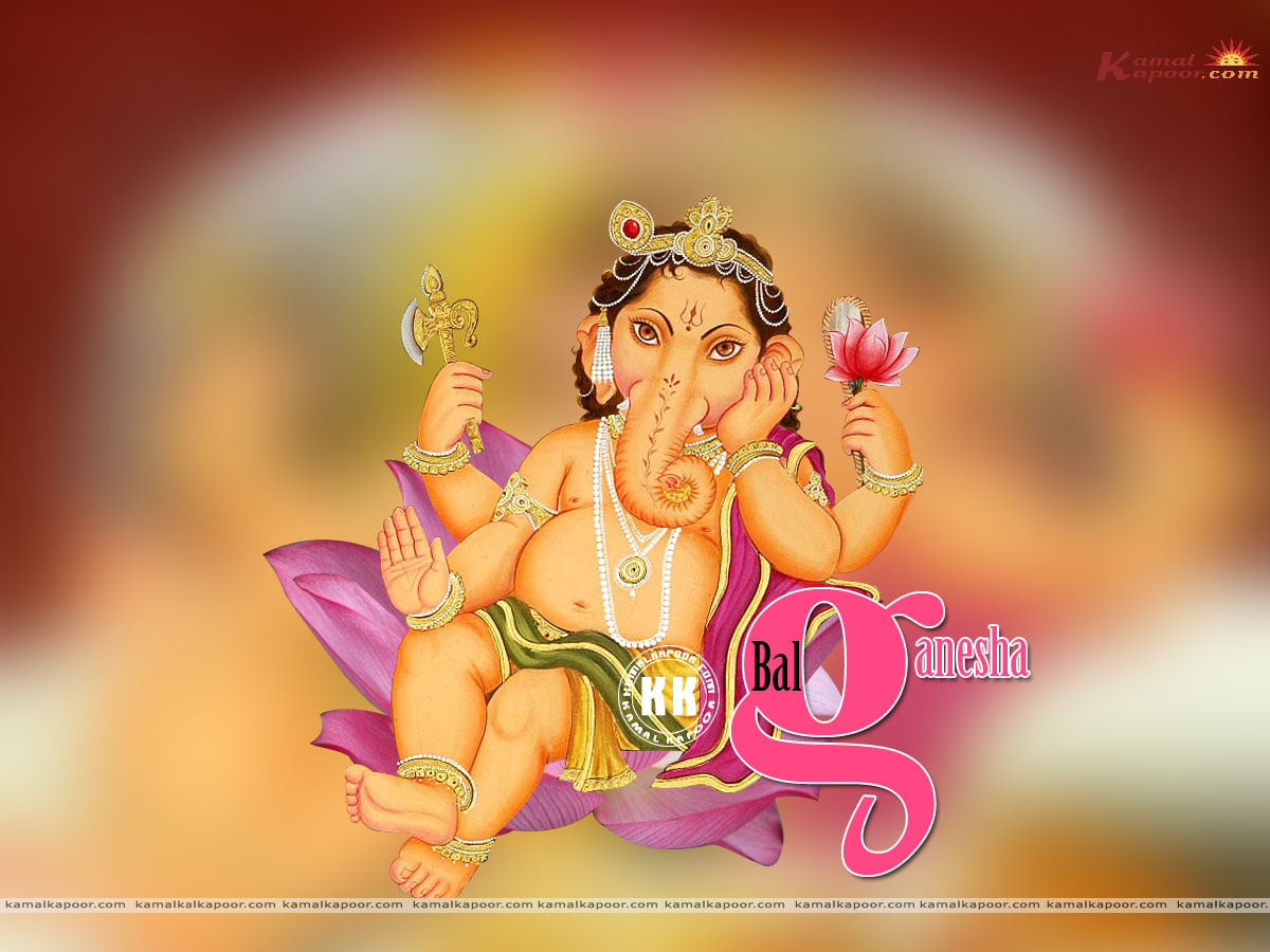 Bal Ganesha Wallpaper